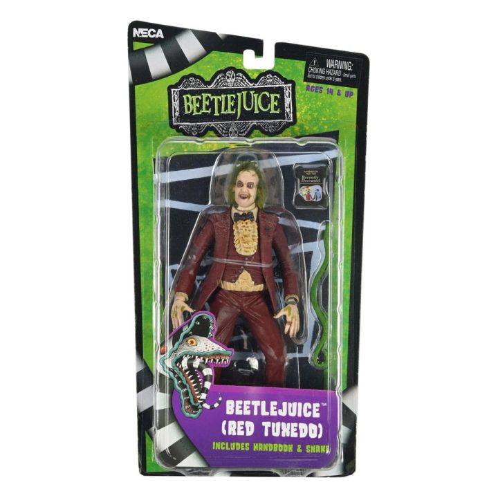Neca Beetlejuice red tuxedo scale action fig. 18 cm beetlejuice…