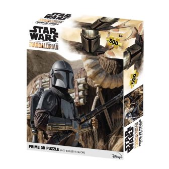 Prime 3D Lenticular Puzzle 500 Pieces The Mandalorian 500 Pieces
