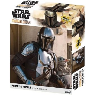 Puzzle lenticular Prime 3D 500 peças The Mandalorian O Mandaloriano…