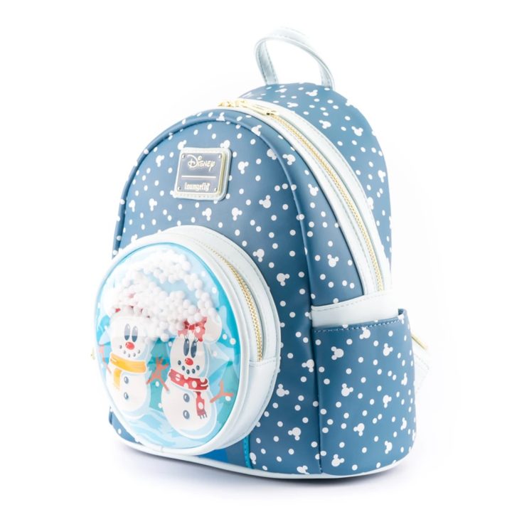 Mochila Loungefly Disney minnie y mickey muñecos de nieve (WDBK1850)