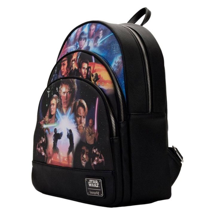 Mini mochila Loungefly star wars trilogia 2 (STBK0284)