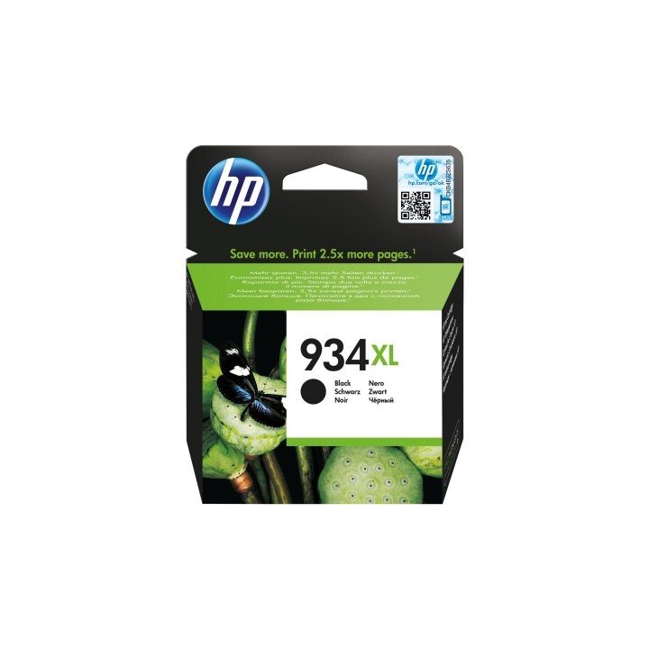 HP Cartucho de tinta original 934XL de alta capacidad negro