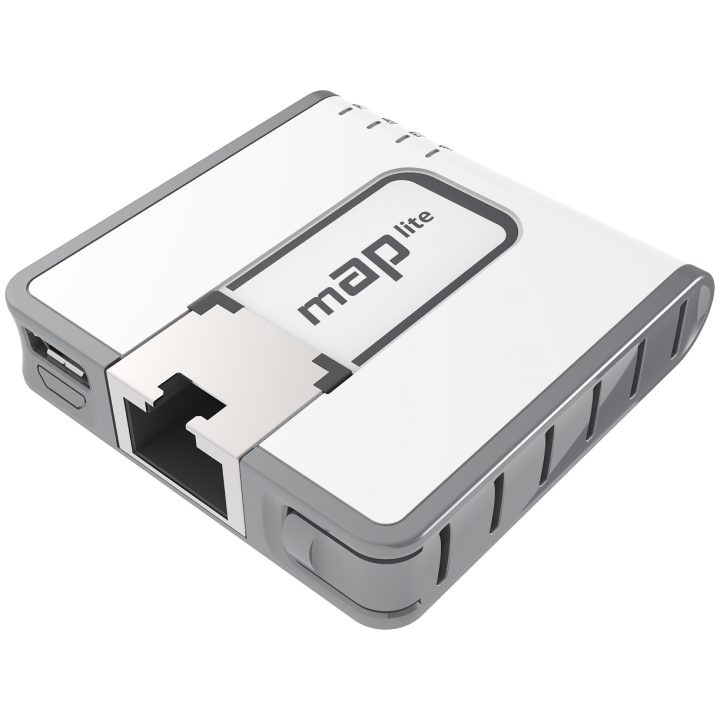 Mikrotik mAP lite Blanco Energía sobre Ethernet (PoE) (RBmAPL-2nD)