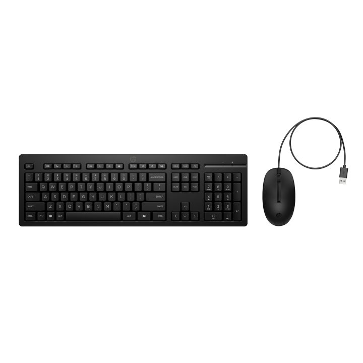 HP Combo de teclado e rato com cabo 225