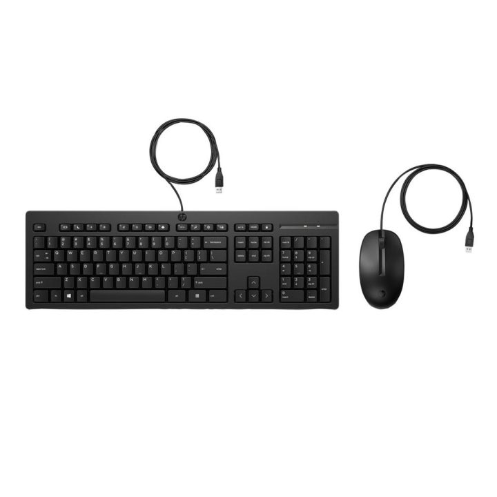 HP Combo de teclado e rato com cabo 225