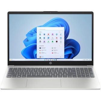 HP 15 AMD Ryzen 7 7730U 8 GB 512 GB SSD 15,6" Windows 11 Home Plata