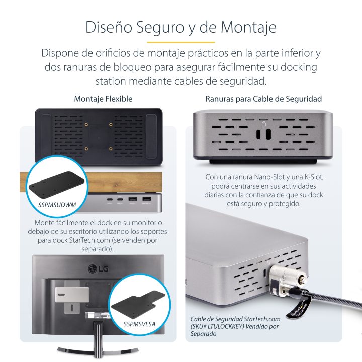 StarTech.com USB4 Docking Station - 40Gbps USB-C - Dual HDMI Video -…