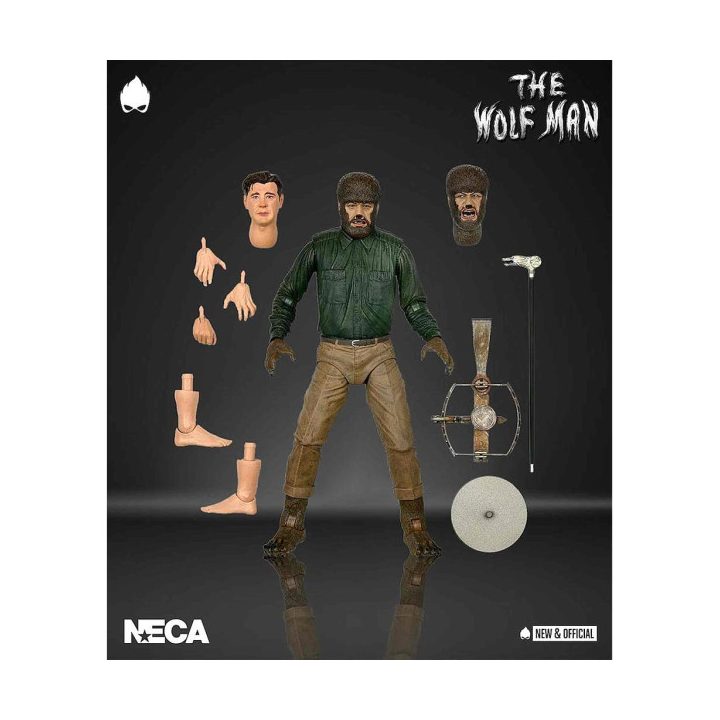 NECA Universal Monster Scale Action Ultimate Wolf Man Figure…