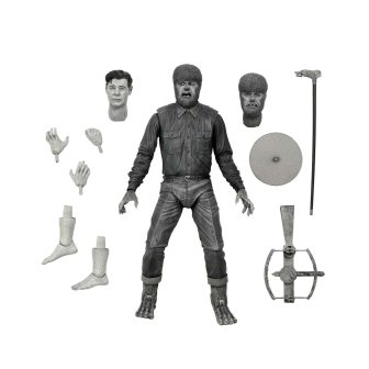 Figura Neca universal monster scale action ultimate wolf (b&w)…