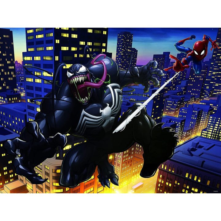 Puzzle lenticular Prime 3D 500 peças Marvel Spiderman & Venom (32603)