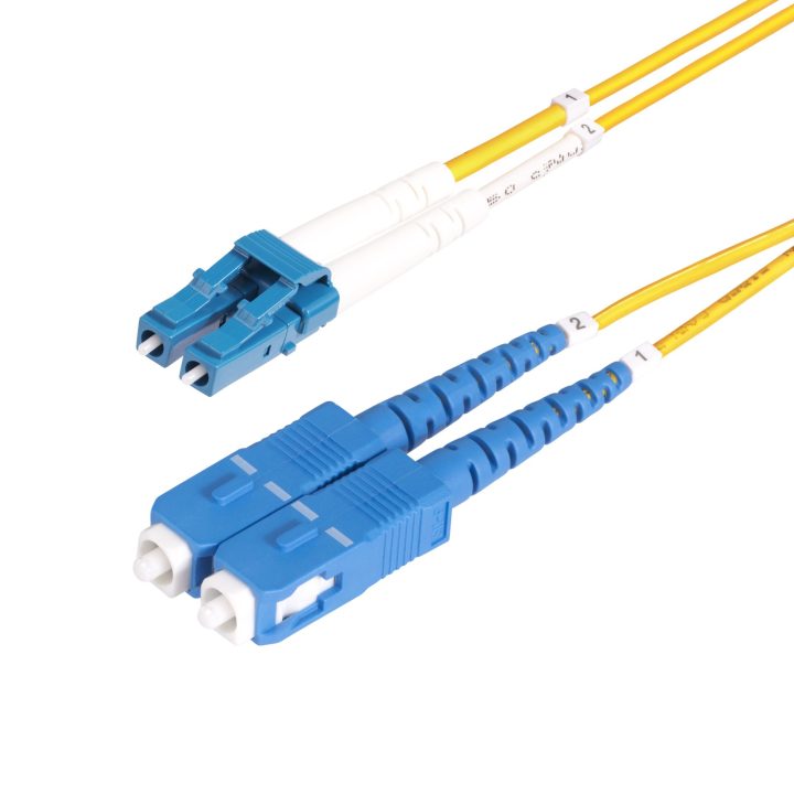 StarTech.com Cable de Fibra Óptica LC a SC (UPC) OS2 Monomodo 9/125µm…
