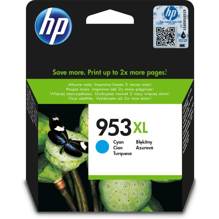 HP Original 953XL High Yield Cyan Ink Cartridge