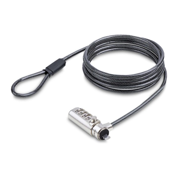 StarTech.com Slim Laptop Security Cable Compatible with Noble Wedge®…