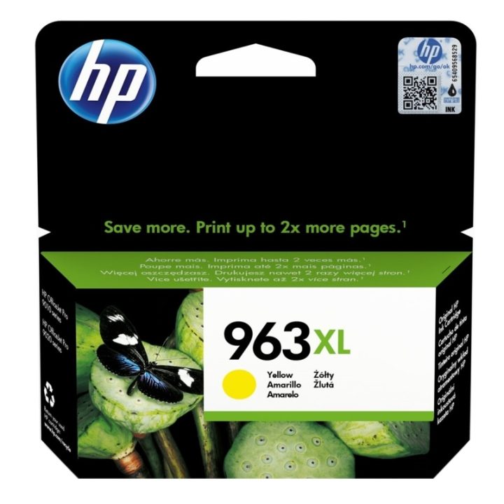 HP Cartucho de tinta Original 963XL amarelo de alta capacidade
