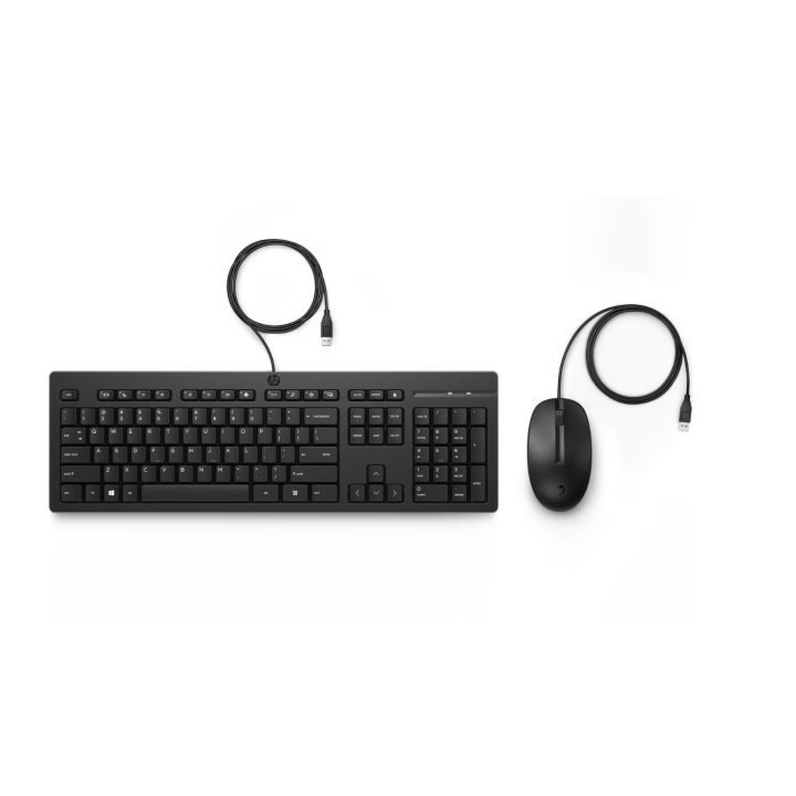 HP Combo de teclado e rato com cabo 225