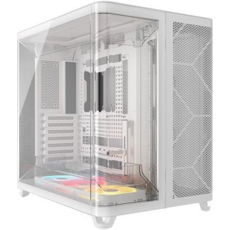 Caja ordenador gaming Corsair air 5400 lx-r RGB icue ATX cristal…