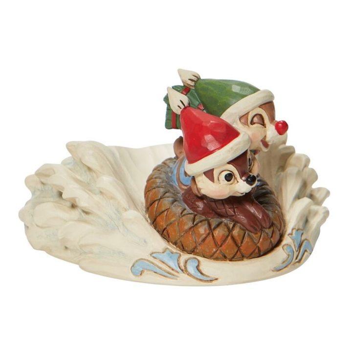 Enesco Disney Chip & Dale Christmas Sled Figure (6008975)