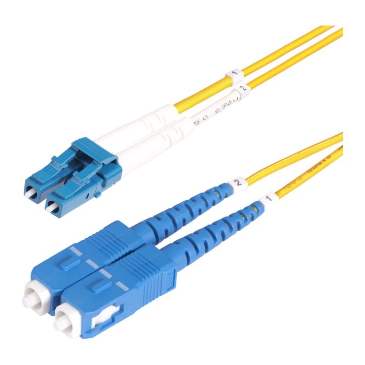 StarTech.com Cable de Fibra Óptica LC a SC (UPC) OS2 Monomodo 9/125µm…