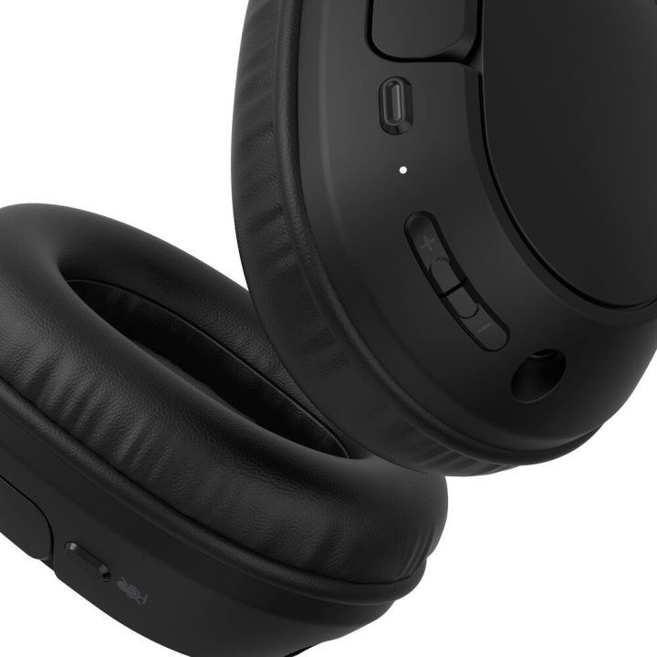 Auscultadores com arco Belkin com microfone - tamanho completo -…