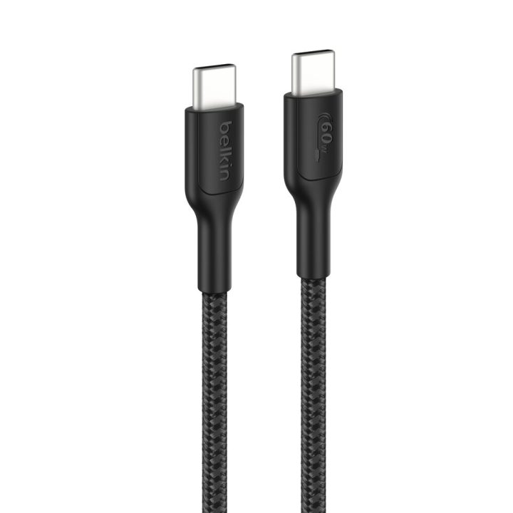 Belkin Cable USB - USB-C (M) a USB-C (M) - USB 2.0 - 2 m - trenzado…