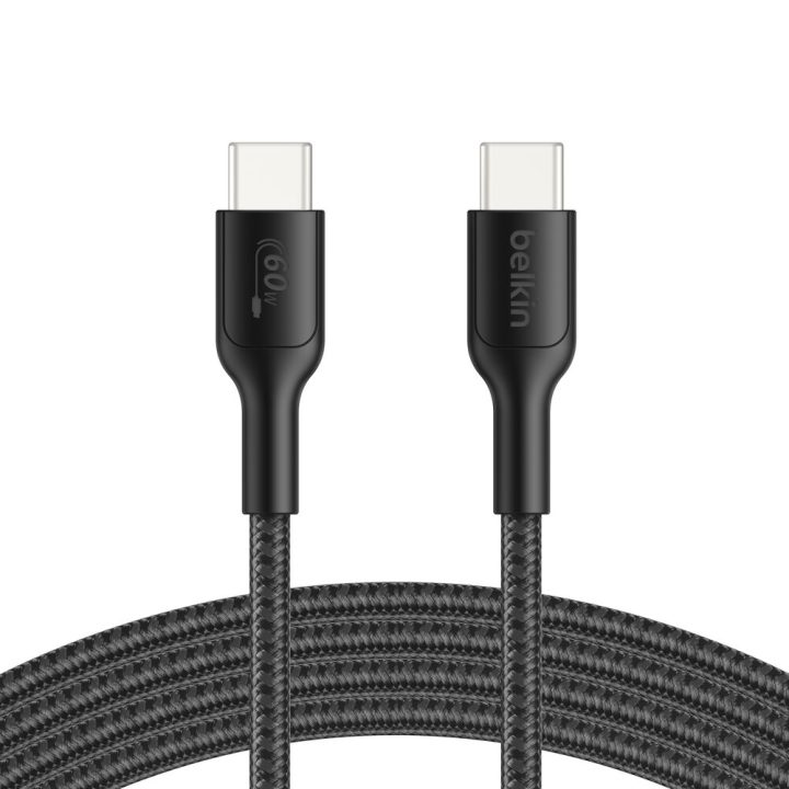 Belkin Cable USB - USB-C (M) a USB-C (M) - USB 2.0 - 2 m - trenzado…