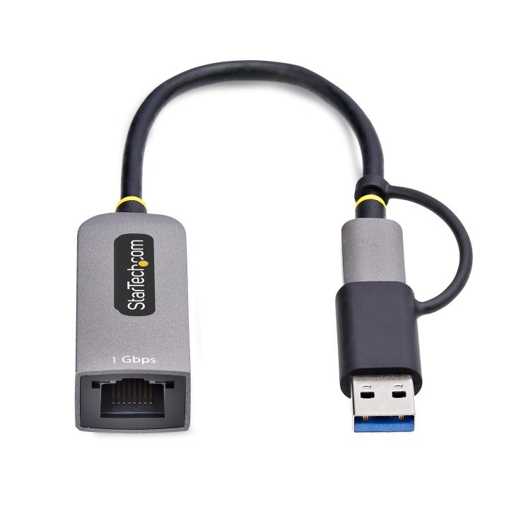 StarTech.com Adaptador USB-C para Ethernet com Dongle USB-A -…