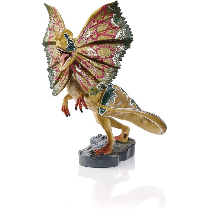 The Noble Collection Jurassic Park Dilophosaurus Bendyfig Diorama…