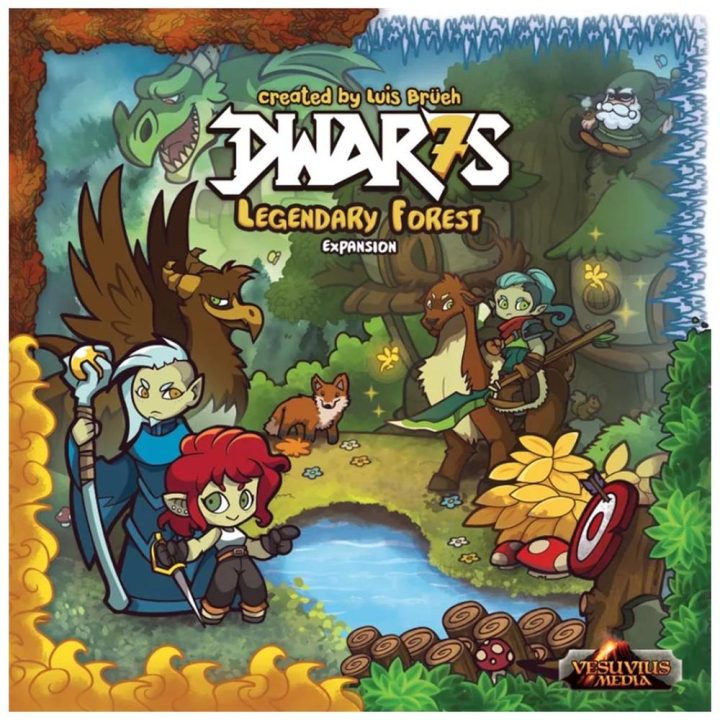 Asmodee Jogo de tabuleiro DWAR7S Bosque Lendário expansão idade…