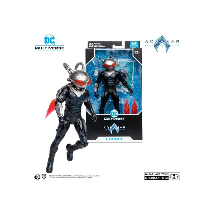 McFarlane Toys DC Aquaman 2 Movie 7IN-Black Manta Figure (15537)