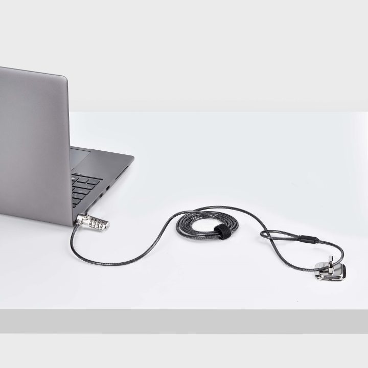 StarTech.com Cable de Seguridad Delgado para Portátil Compatible con…