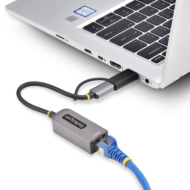StarTech.com Adaptador USB-C para Ethernet com Dongle USB-A -…