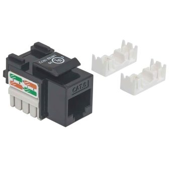 Intellinet JACK RJ45 CAT6 KEYSTONE DE IMPACTO NEGRO
