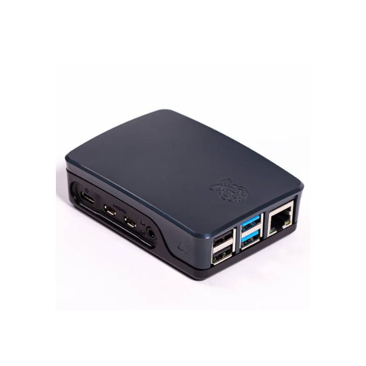 Black and Gray Raspberry Pi 4 Case (CASEOFFPI4-BG)