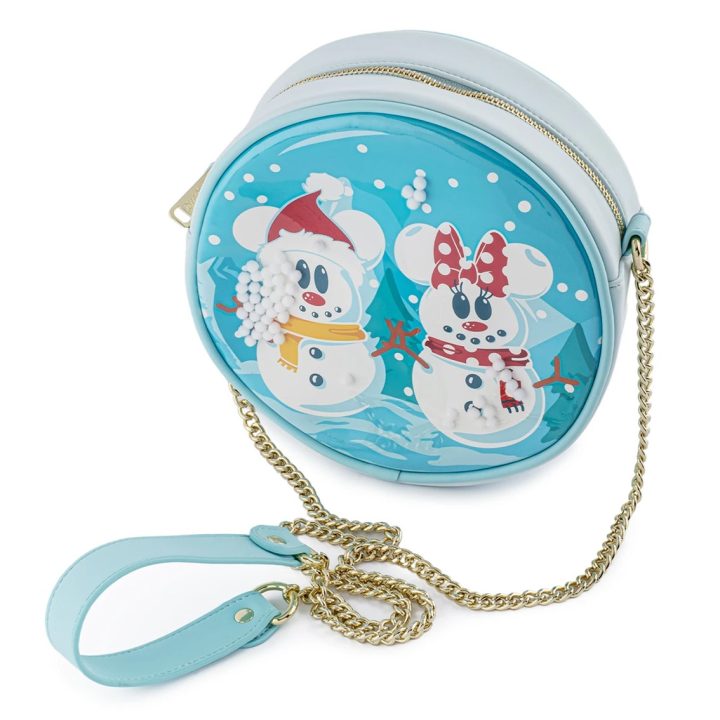 Bolso Loungefly Disney minnie y mickey muñecos de nieve (WDTB2339)