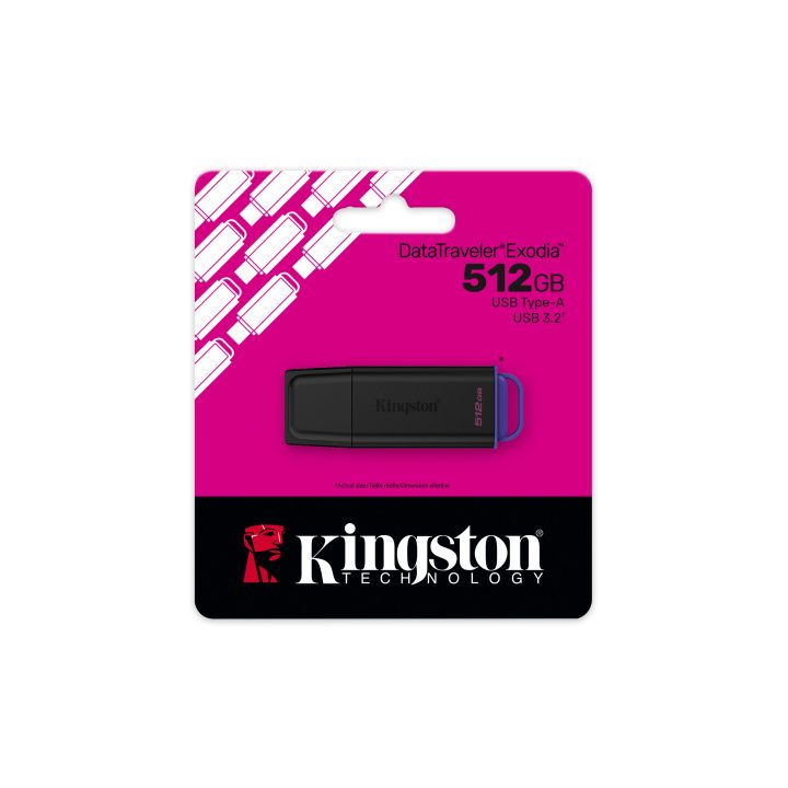 Kingston Technology DataTraveler 512GB Portable USB 3.2 Gen 1 Exodia…