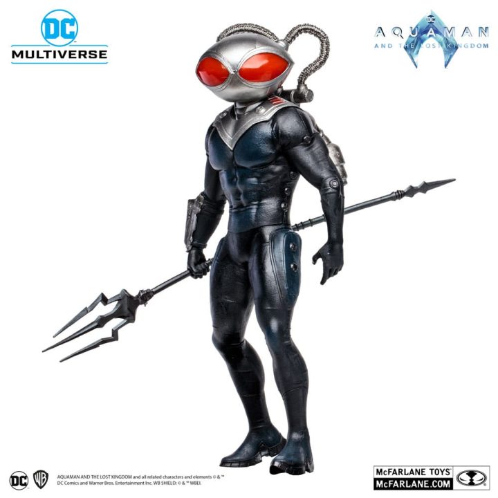 Figura mcfarlane toys DC aquaman 2 movie 12IN-black manta (15547)