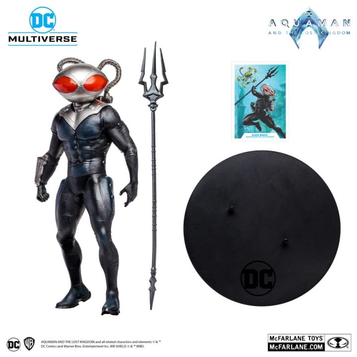 Figura mcfarlane toys DC aquaman 2 movie 12IN-black manta (15547)