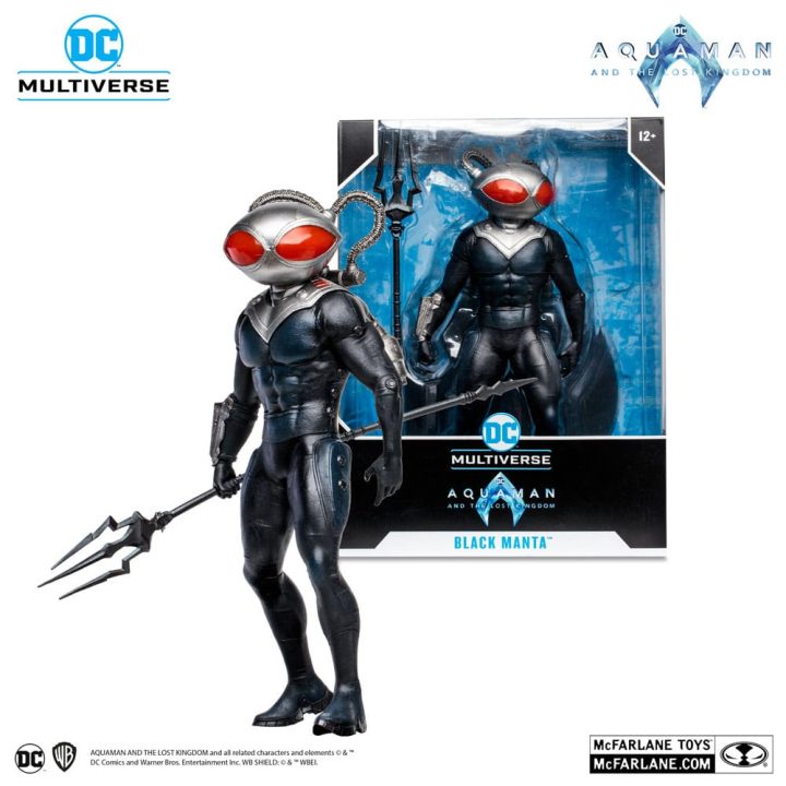 McFarlane Toys DC Aquaman 2 Movie 12IN-Black Manta Figure (15547)