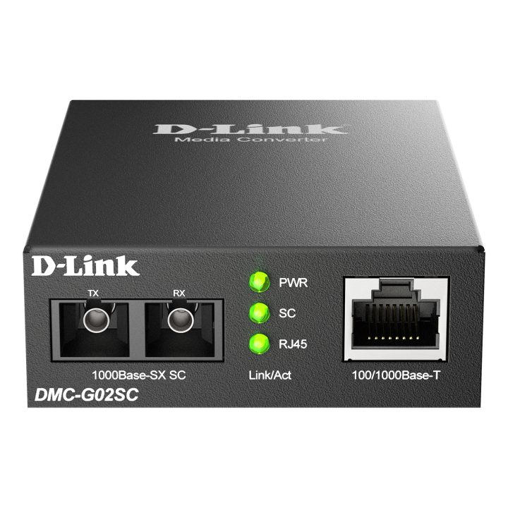 D-Link DMC-G02SC/B 1000 Mbit/s Multimode Media Converter