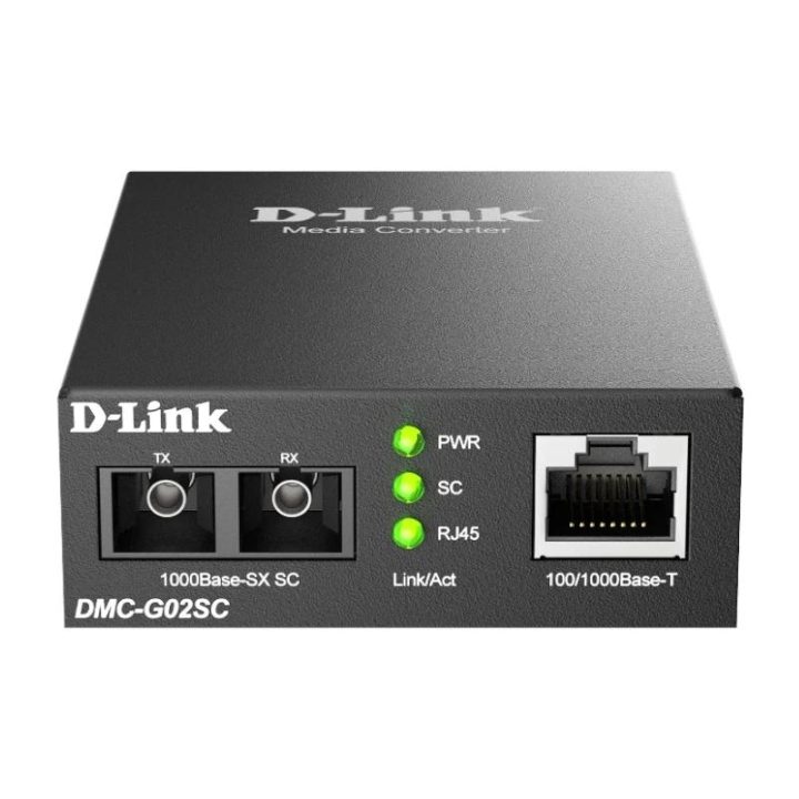 D-Link DMC-G02SC/B 1000 Mbit/s Multimode Media Converter