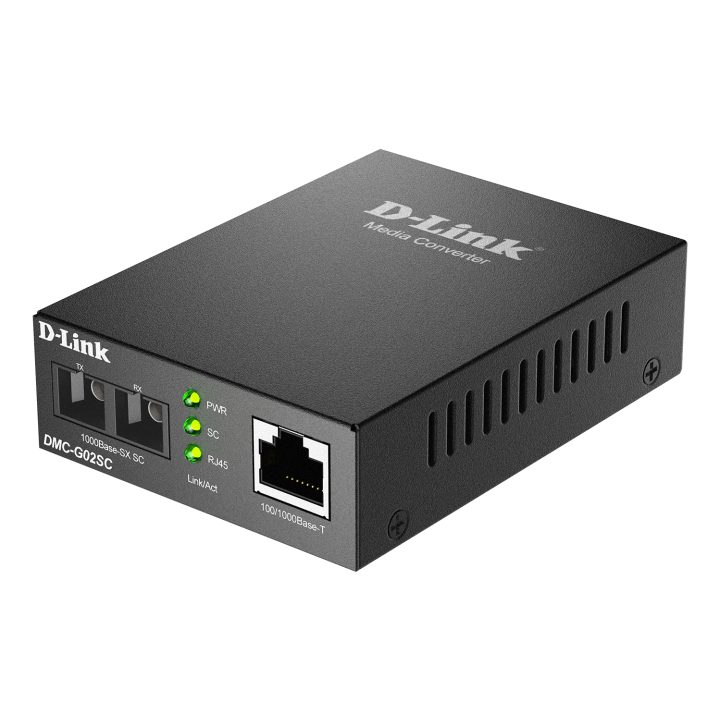 D-Link DMC-G02SC/B conversor de meio 1000 Mbit/s Multimodo