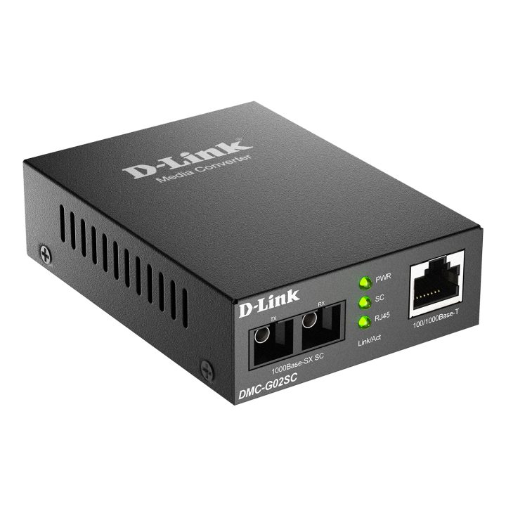D-Link DMC-G02SC/B 1000 Mbit/s Multimode Media Converter