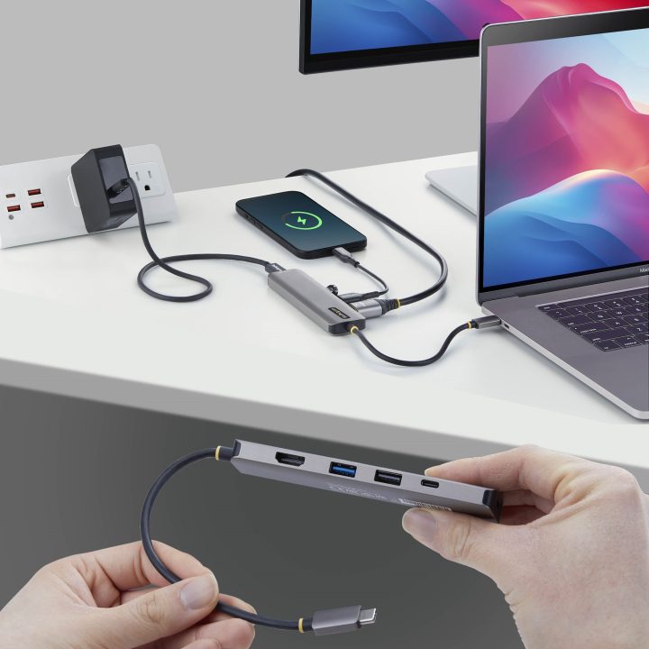 StarTech.com Mini Dock USB-C a HDMI - Adaptador Multiportas Tipo C -…