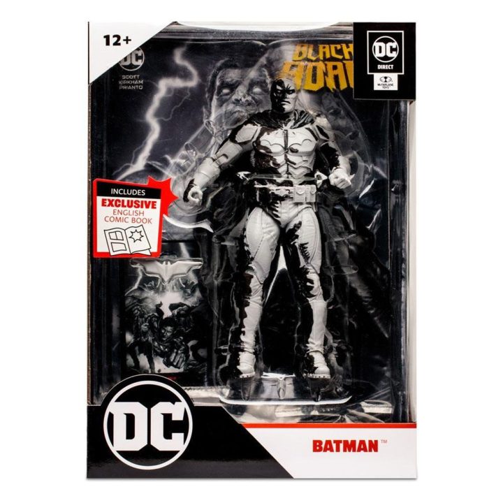 Figura y comic mcfarlane toys DC comics black adam batman line art…