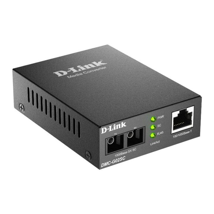 D-Link DMC-G02SC/B 1000 Mbit/s Multimode Media Converter