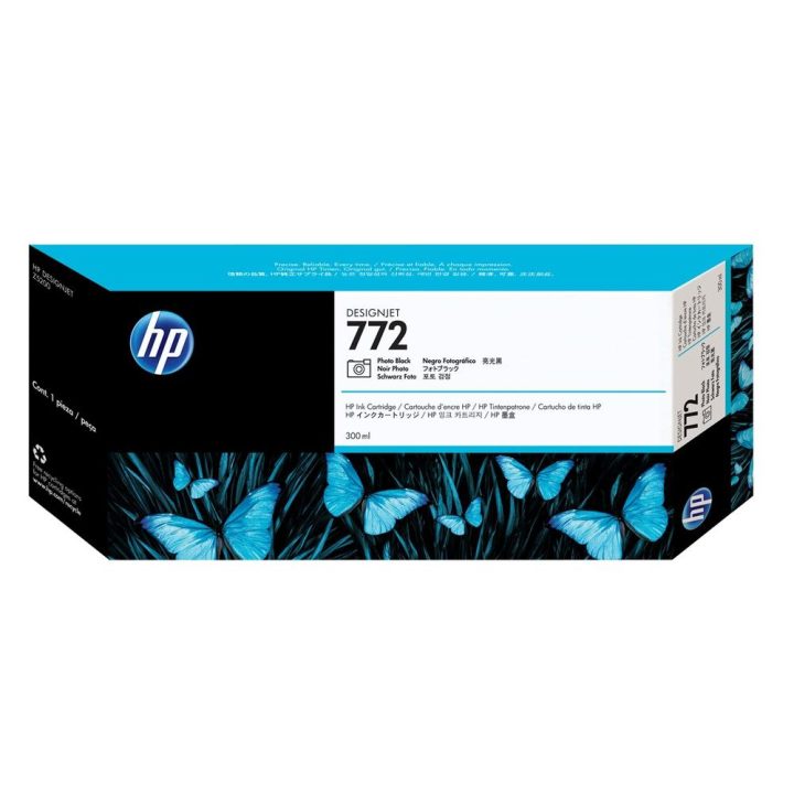 HP DesignJet 772 Photo Black Ink Cartridge 300 ml