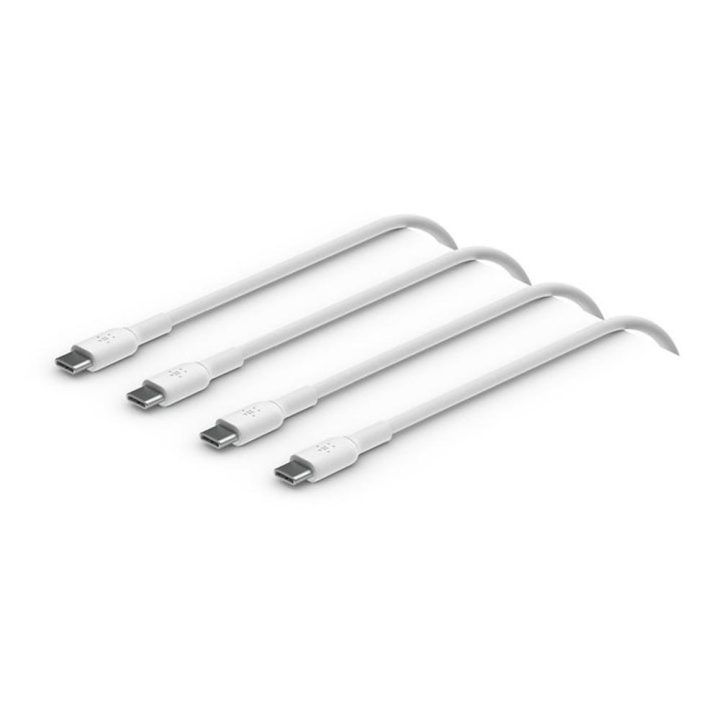 Cable USB-C Belkin 1m-macho-macho-blanco 2 unidades (CAB003BT1MWH2PK)