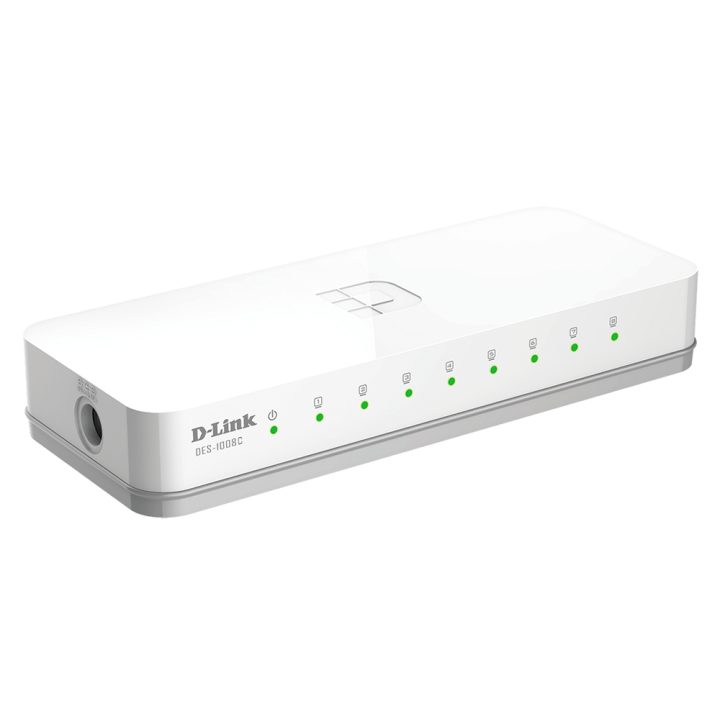 D-Link 0 Unmanaged Fast Ethernet (10/100) Desktop White