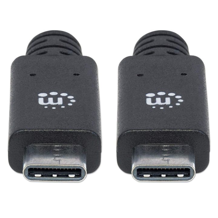 Manhattan Cabo USB-C para USB-C, 1 m, macho para macho, 10 Gbps (USB…