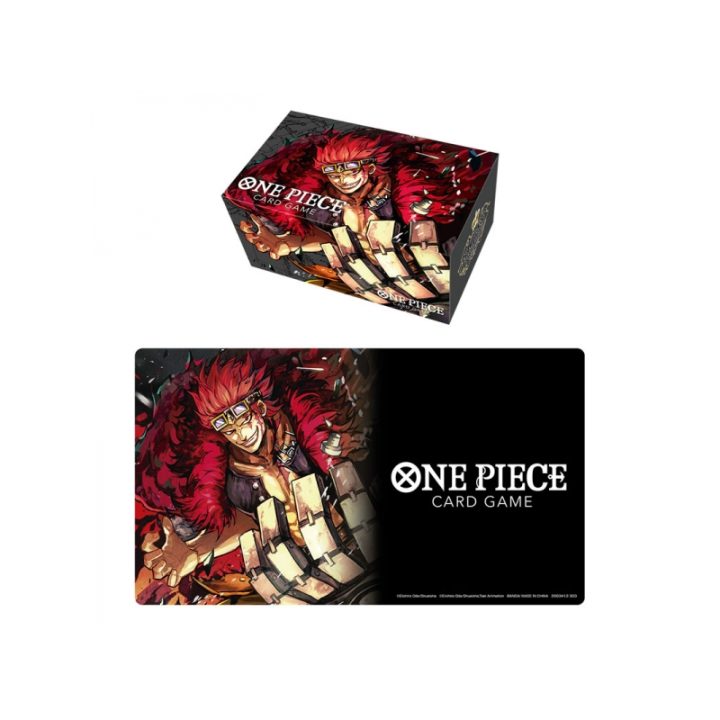 Bandai Red One Piece Eustass Kid Playmat and Storage Box (OP2693412)